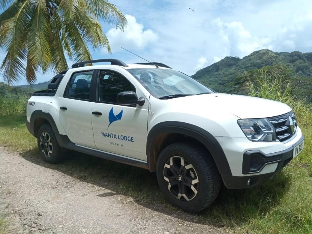 Huahine Manta Lodge Avec 4X4 Optionnel Haapu المظهر الخارجي الصورة